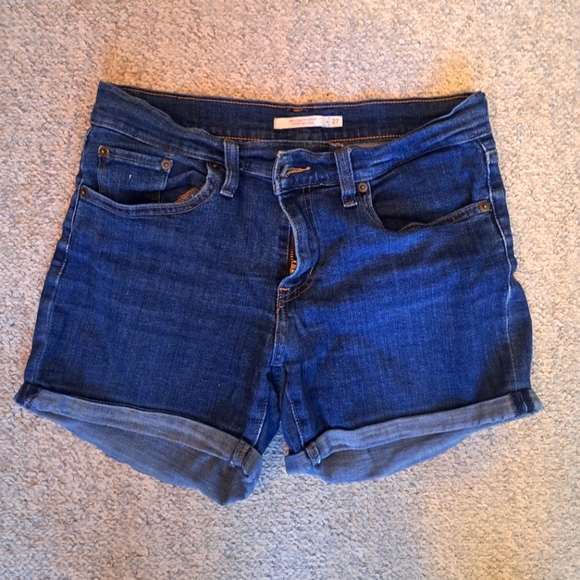 Levi's Denim Shorts Sz 27 - Picture 1 of 4